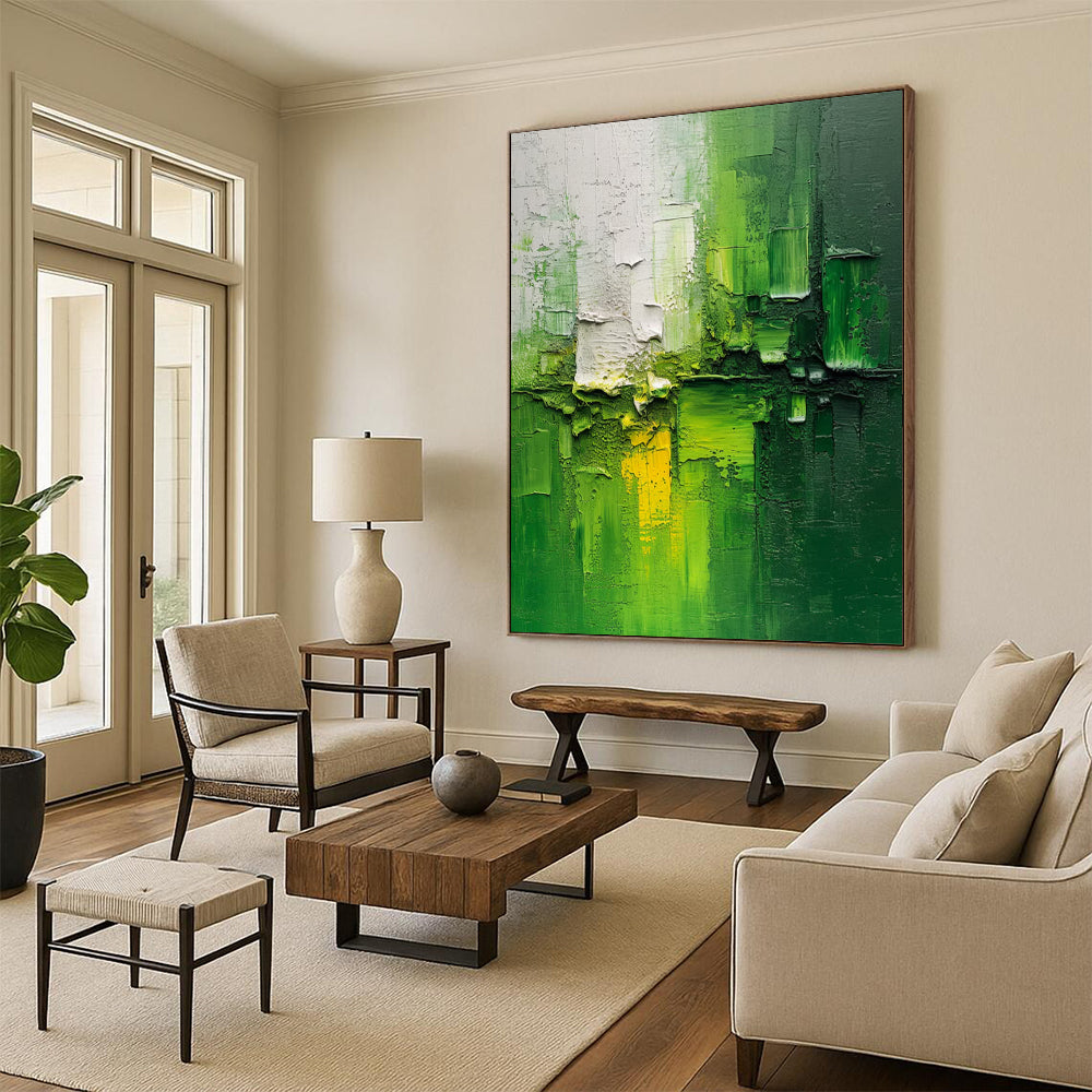 Grand Hand - Painted Custom Abstract Artwork for Dining Room and Entryway DTP003