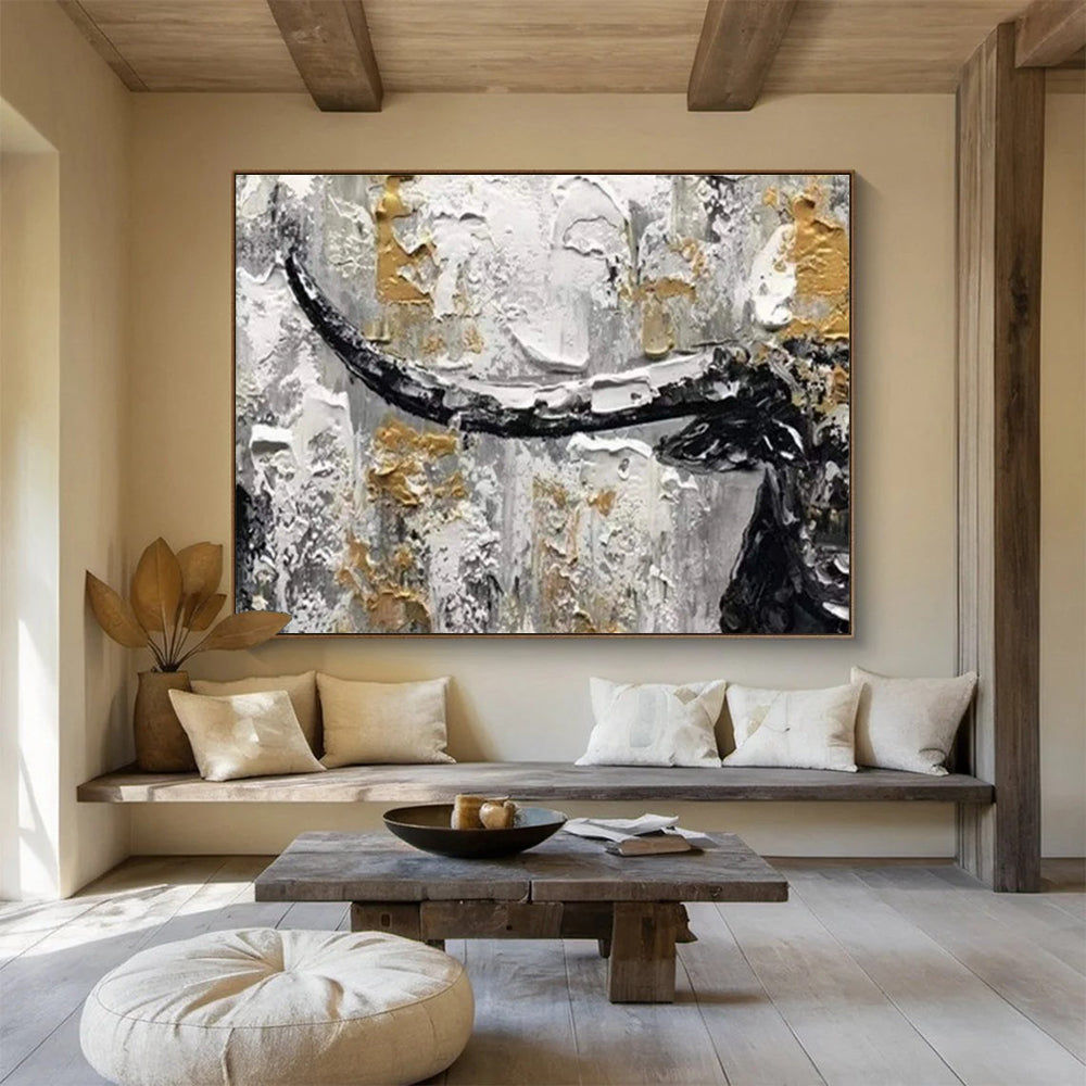 “Artistic Impulses” Massive Abstract Art for Living Room & Dining Room DKH336