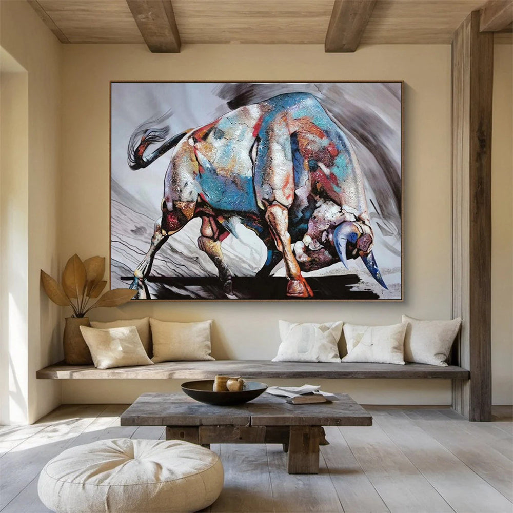 Retro Abstract Wall Art for Office & Dining Room LargeART1747