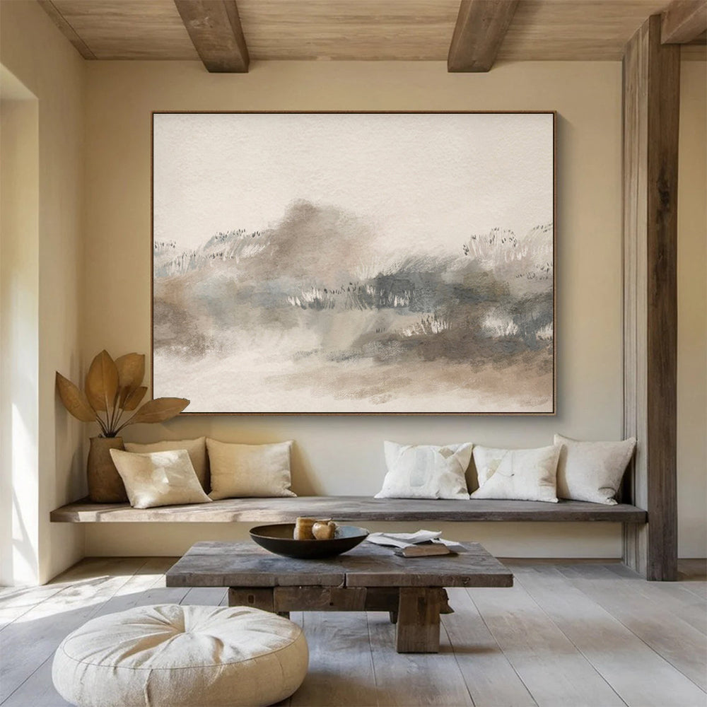 “Harmonious Visions” Large - Sized Abstract Painting for Office & Bedroom DKH244