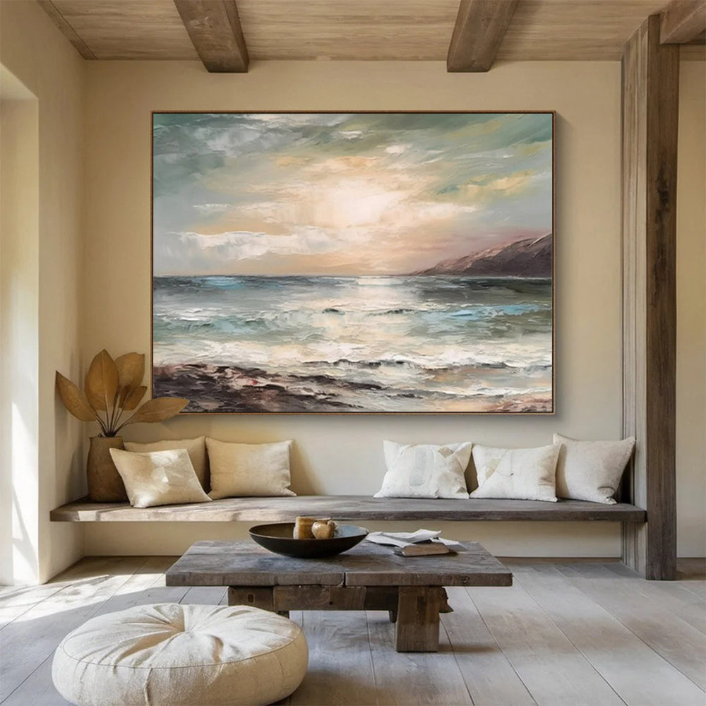Vast Abstract Mural for Entryway & Hotel Lobby LargeART1546