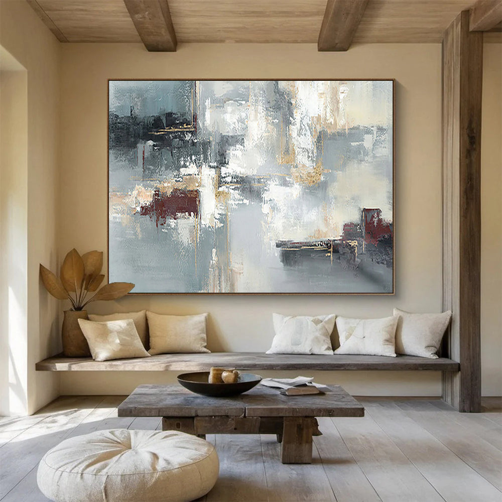 “Innovative Impressions” Vast Abstract Painting for Office & Bar DKH352