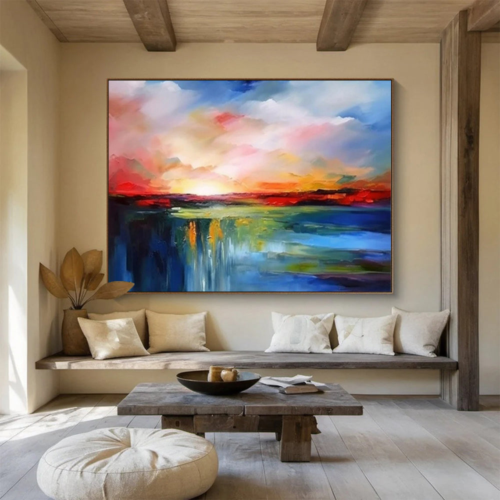Luxurious Vast Abstract Canvas for Dining Room & Hotel LargeART1597
