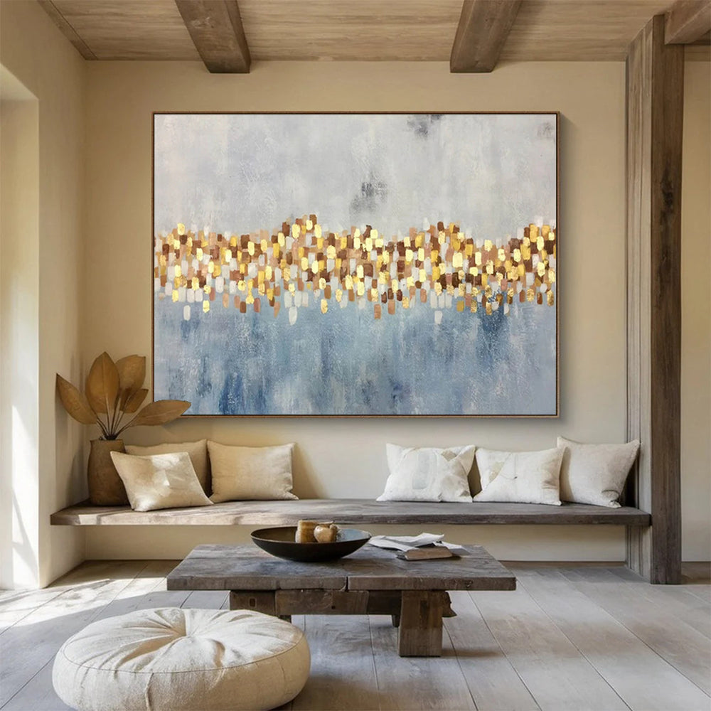 Large - Format Abstract Mural for Bedroom & Dining Room DKH164