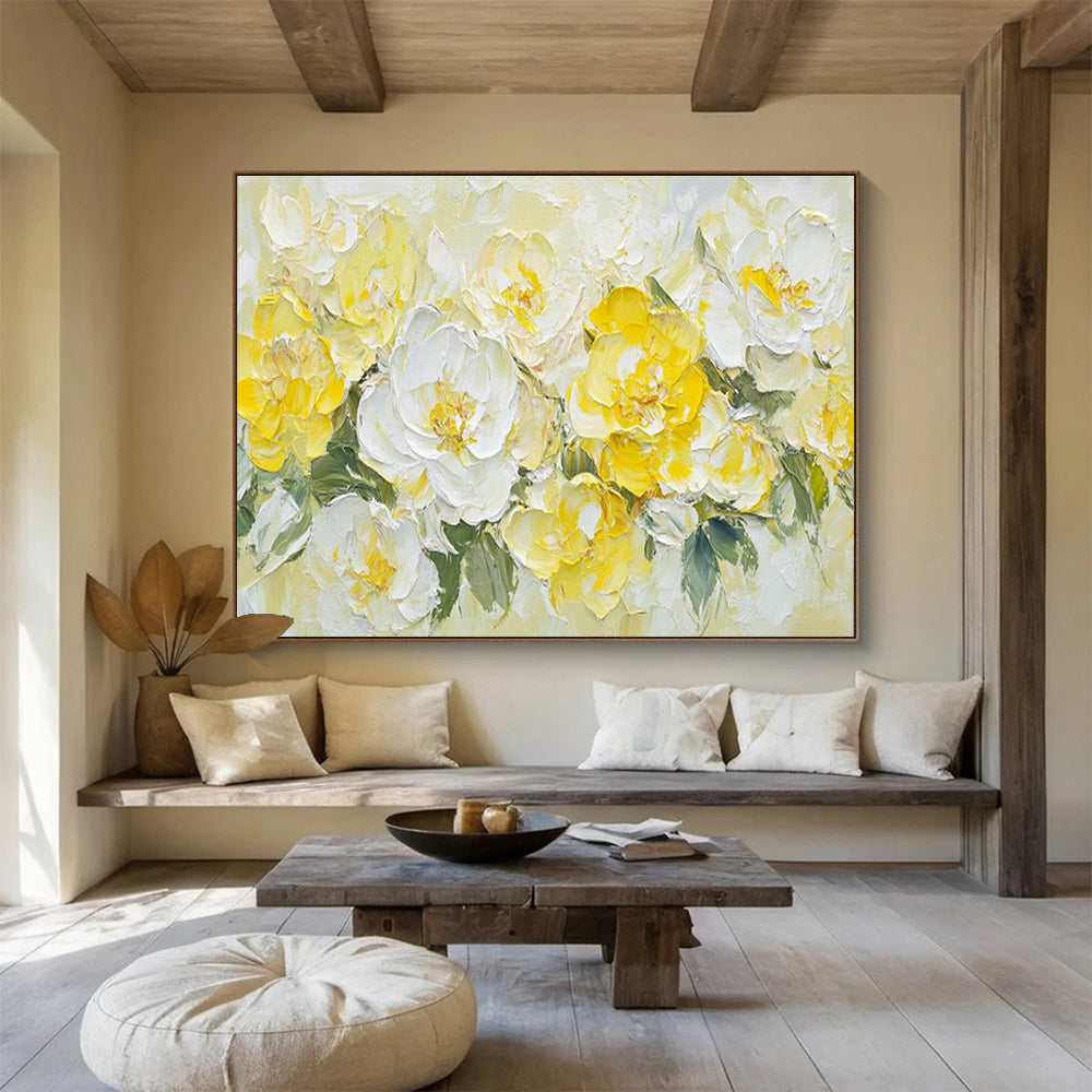 Massive Hand - Painted Textured Abstract Wall Art for Decor Statement DKH696