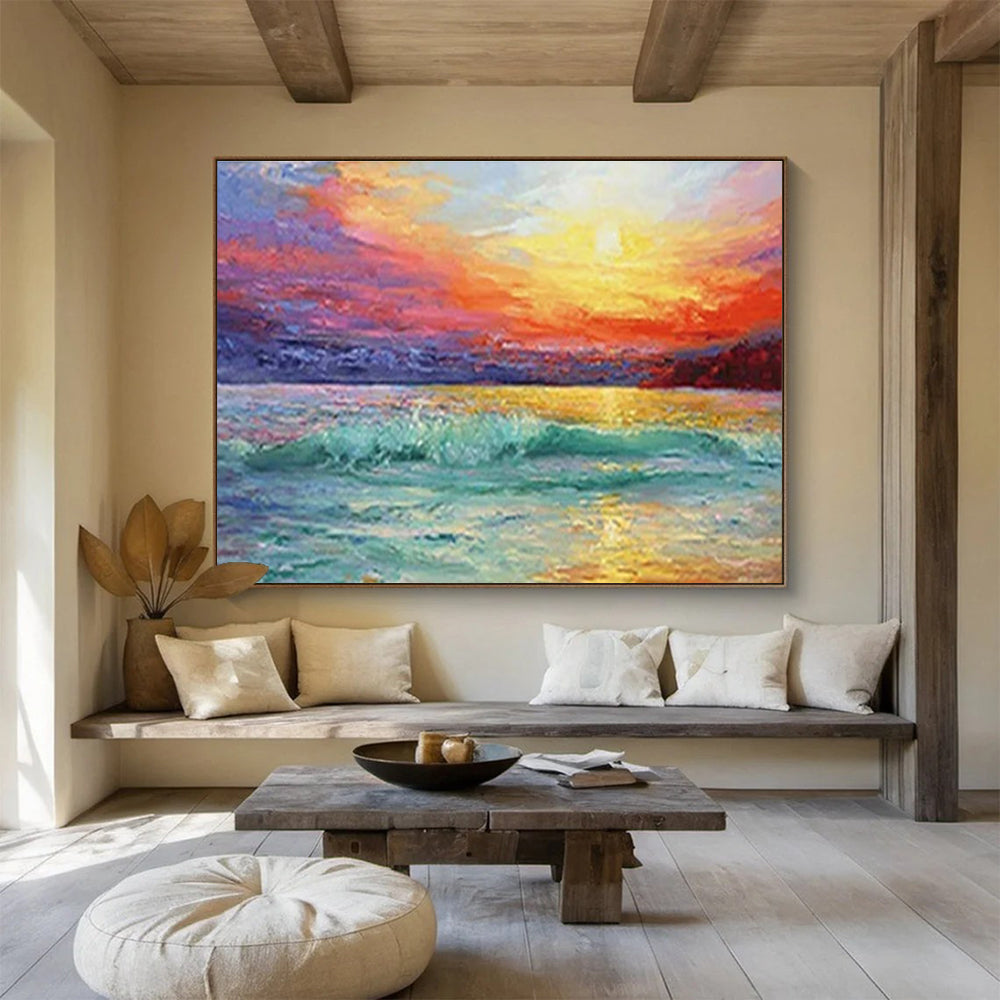Stylish Large Abstract Artwork for Hallway & Entryway DKH892