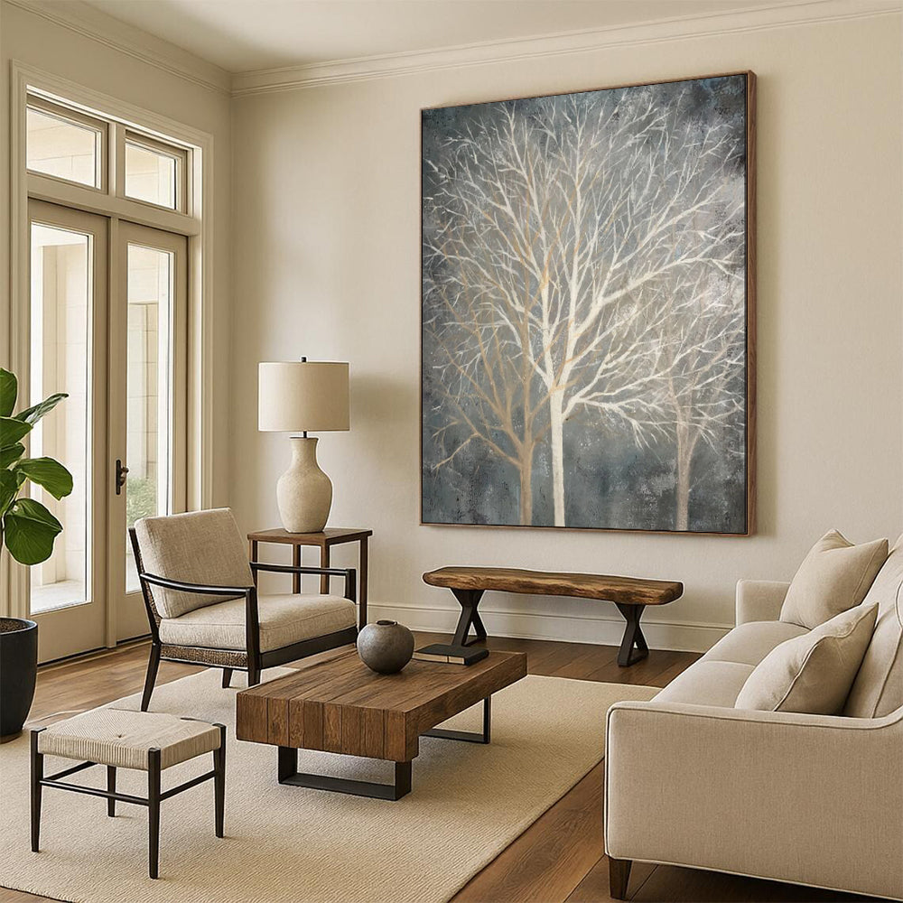 Hand-Painted Bespoke Abstract Canvas for Bar & Hotel LargeART1887