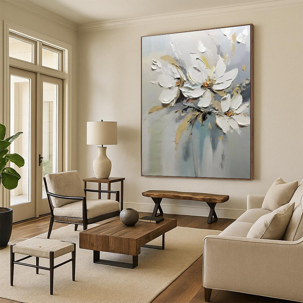 Gigantic Hand-Painted Abstract Wall Mural for Bar & Hotel Lobby LargeART2201