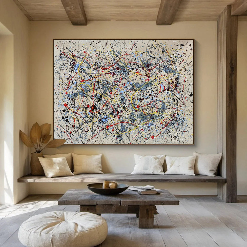 Sophisticated Massive Abstract Art for Dining Room & Bar LargeART1589