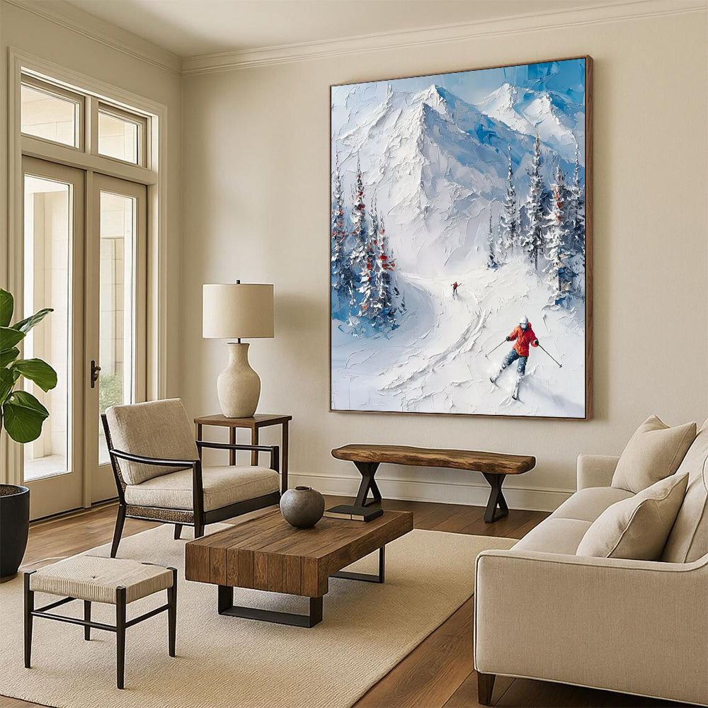 Hand-Painted Large Custom Abstract Creations for Bedroom & Office DTP313