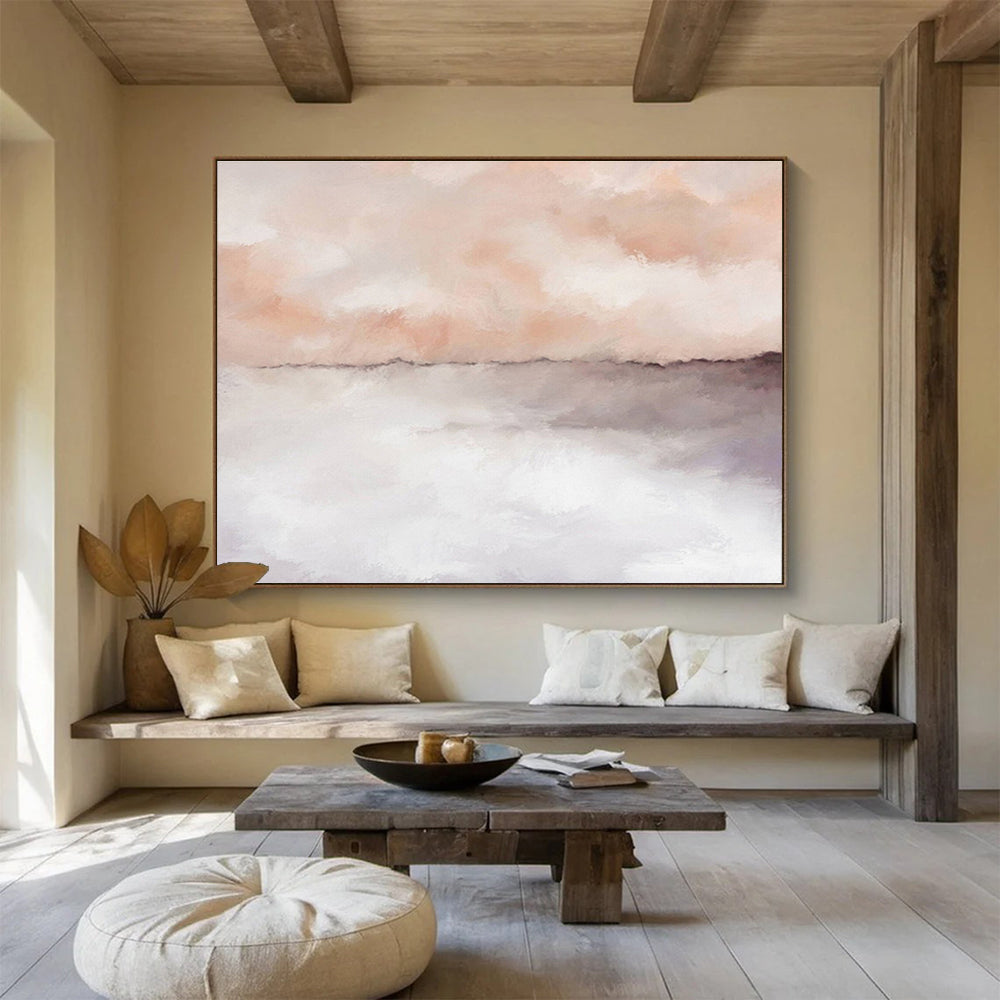 Grand - Scale Abstract Painting for Entryway & Office DKH418