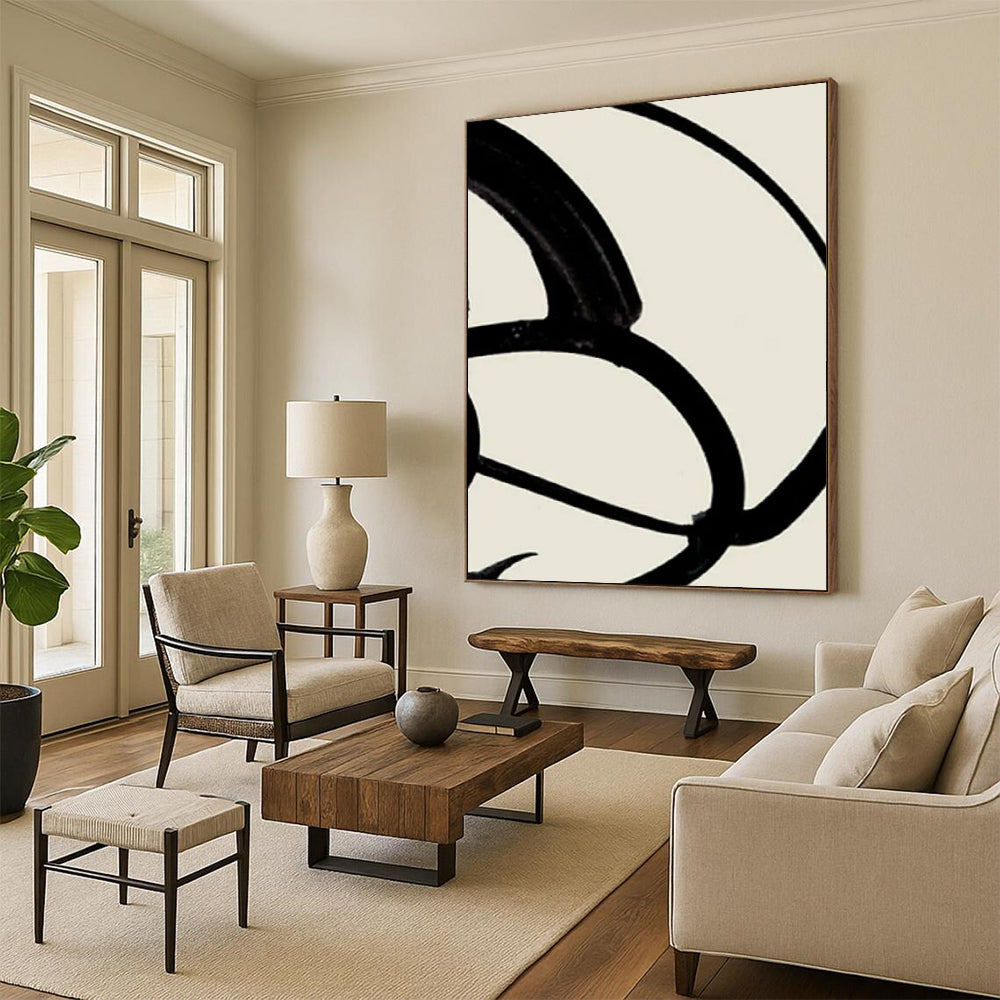 Massive Hand-Painted Abstract Artwork for Hallway & Hotel Lobby LargeART2318