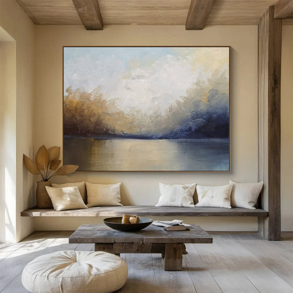 Soft Landscape Abstract - Calming Bedroom Oasis DLZ009