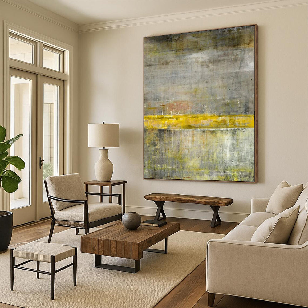 Tremendous Hand-Painted Abstract Wall Murals for Bar & Hotel LargeART2294