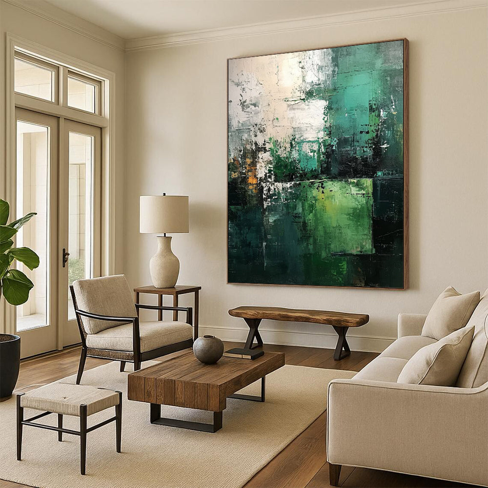 Colossal Hand - Painted Custom Abstract Gem for Living Room and Office DTP005
