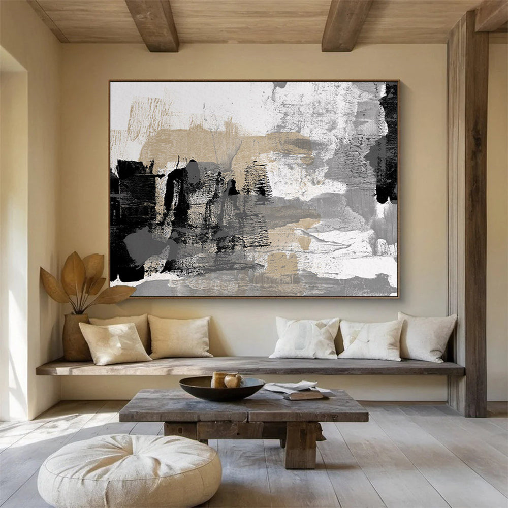 Giant Abstract Canvas for Bedroom & Entryway DKH448