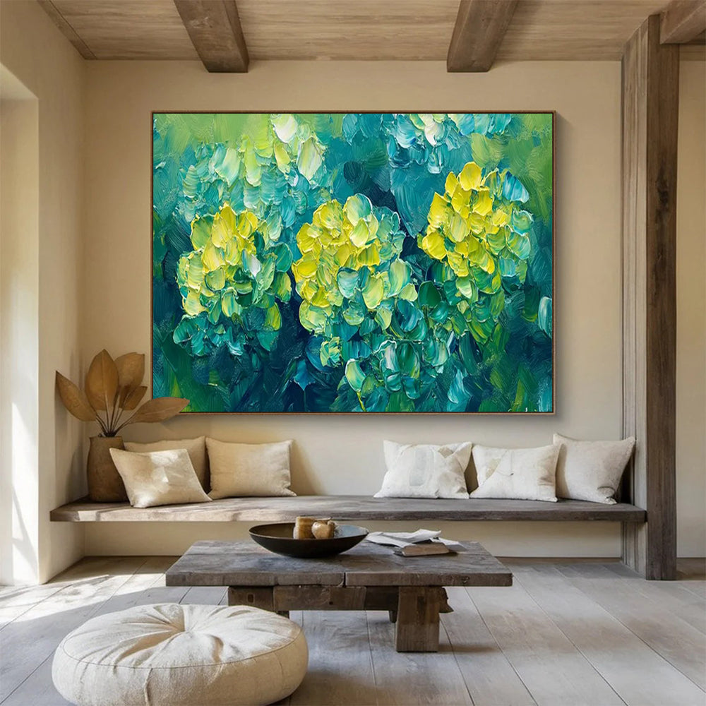 Original Hand - Painted Textured Large Abstract Creation for Charming Interiors DKH799