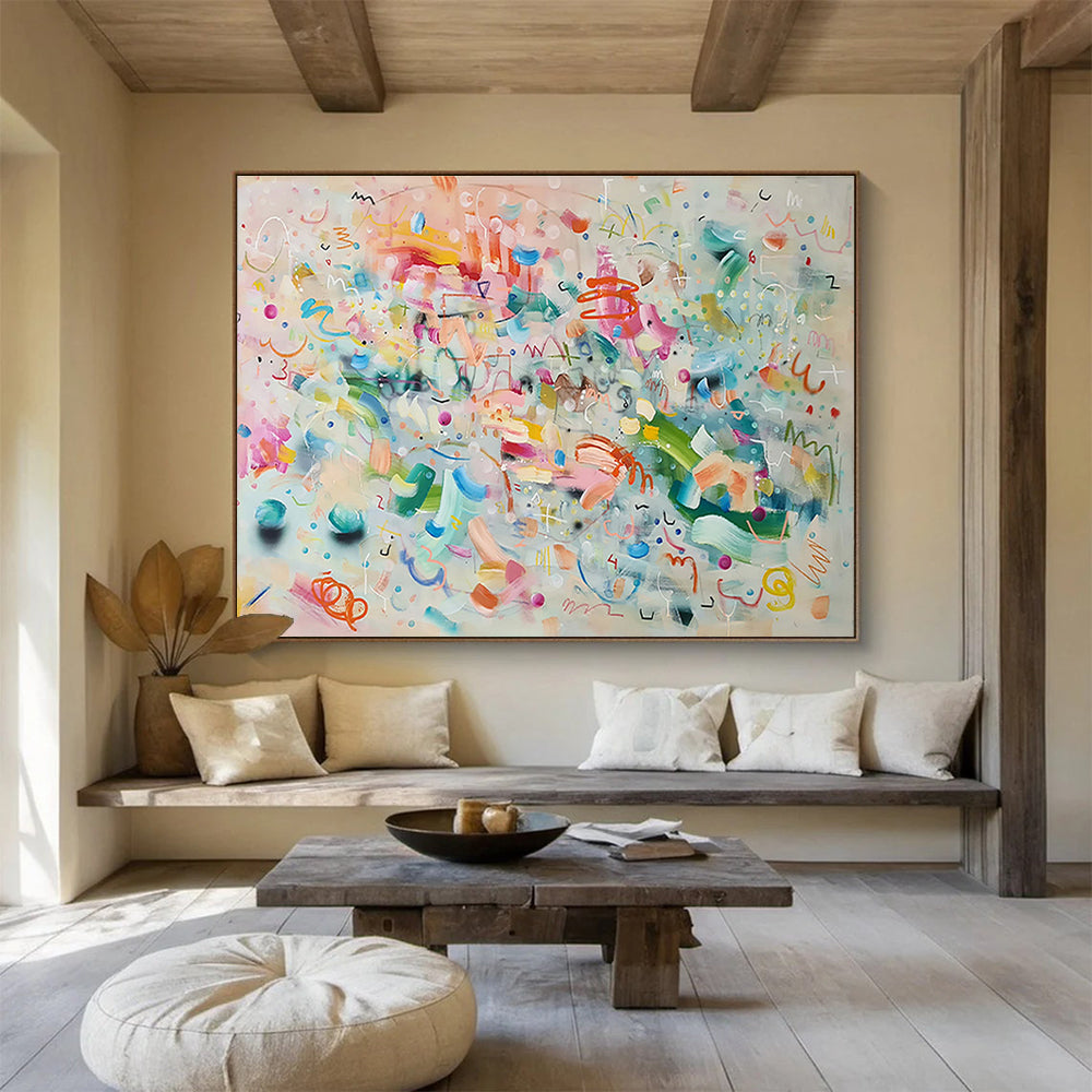 Custom Abstract Art for Bedroom & Living Room DKH059