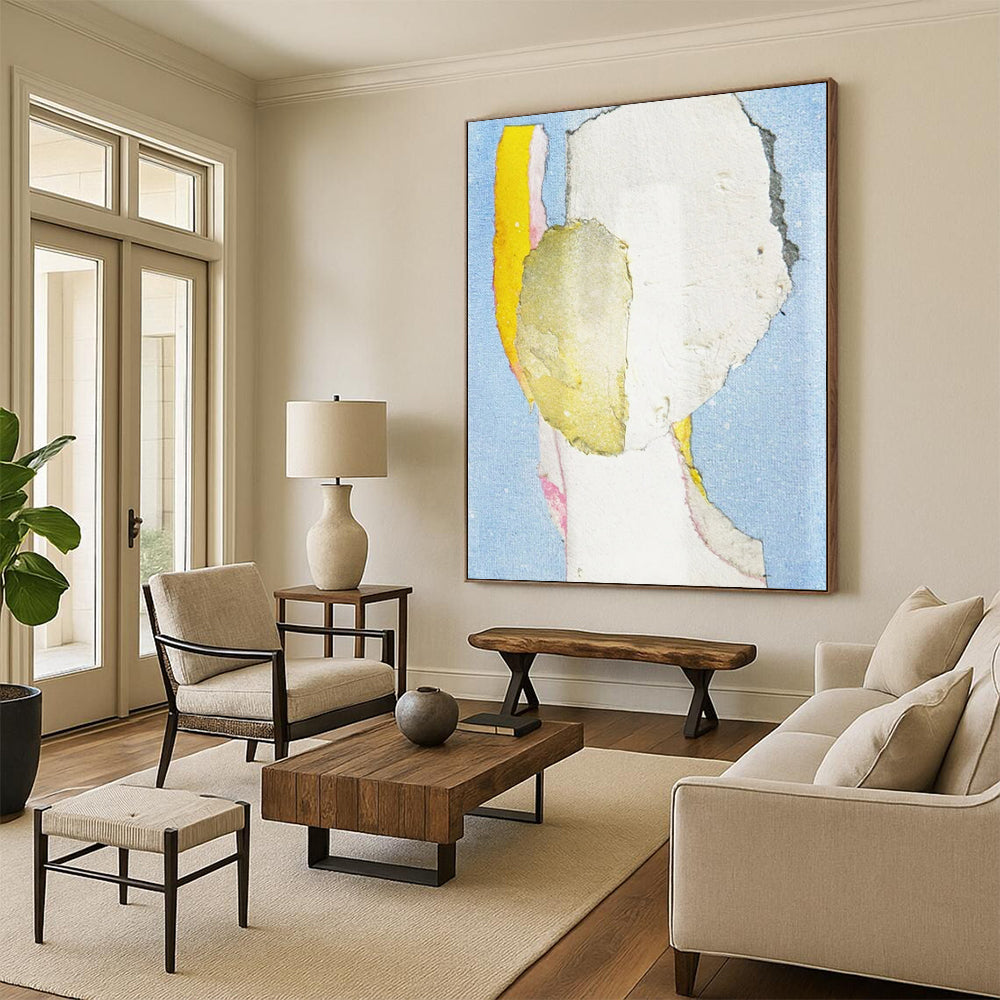 Large-Format-Scale Hand-Painted Abstract Art for Office & Break Room LargeART2225