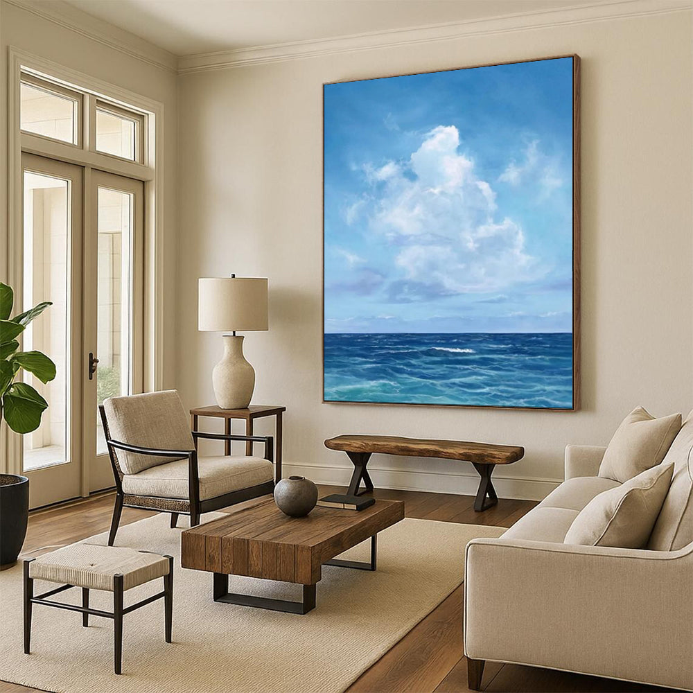 Hand-Painted Custom Abstract Canvas for Bedroom & Office LargeART1890