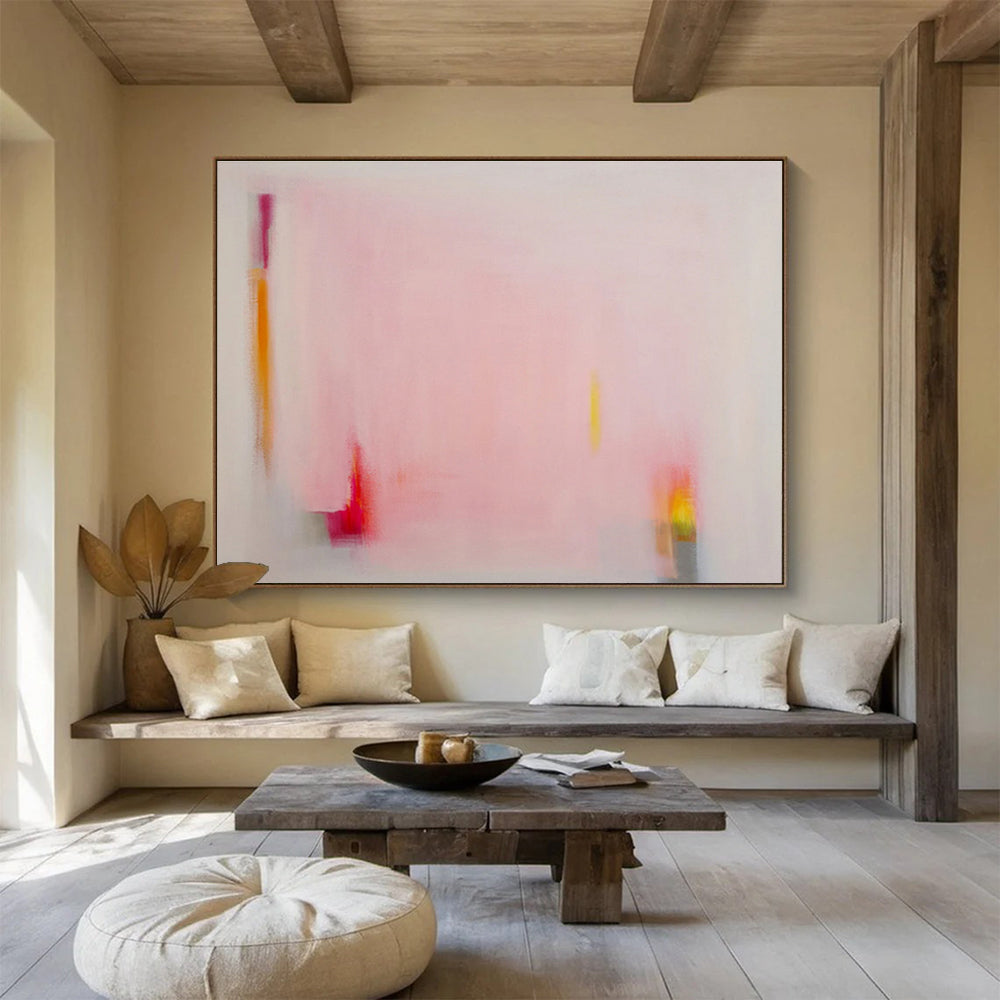 Personalized Large Abstract Canvas for Art Therapy Studio DKH057