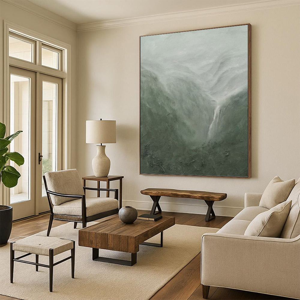 Extra - Colossal Hand - Painted Custom Abstract Work (with Unique Textures), for Hallway and Bar DKH1490