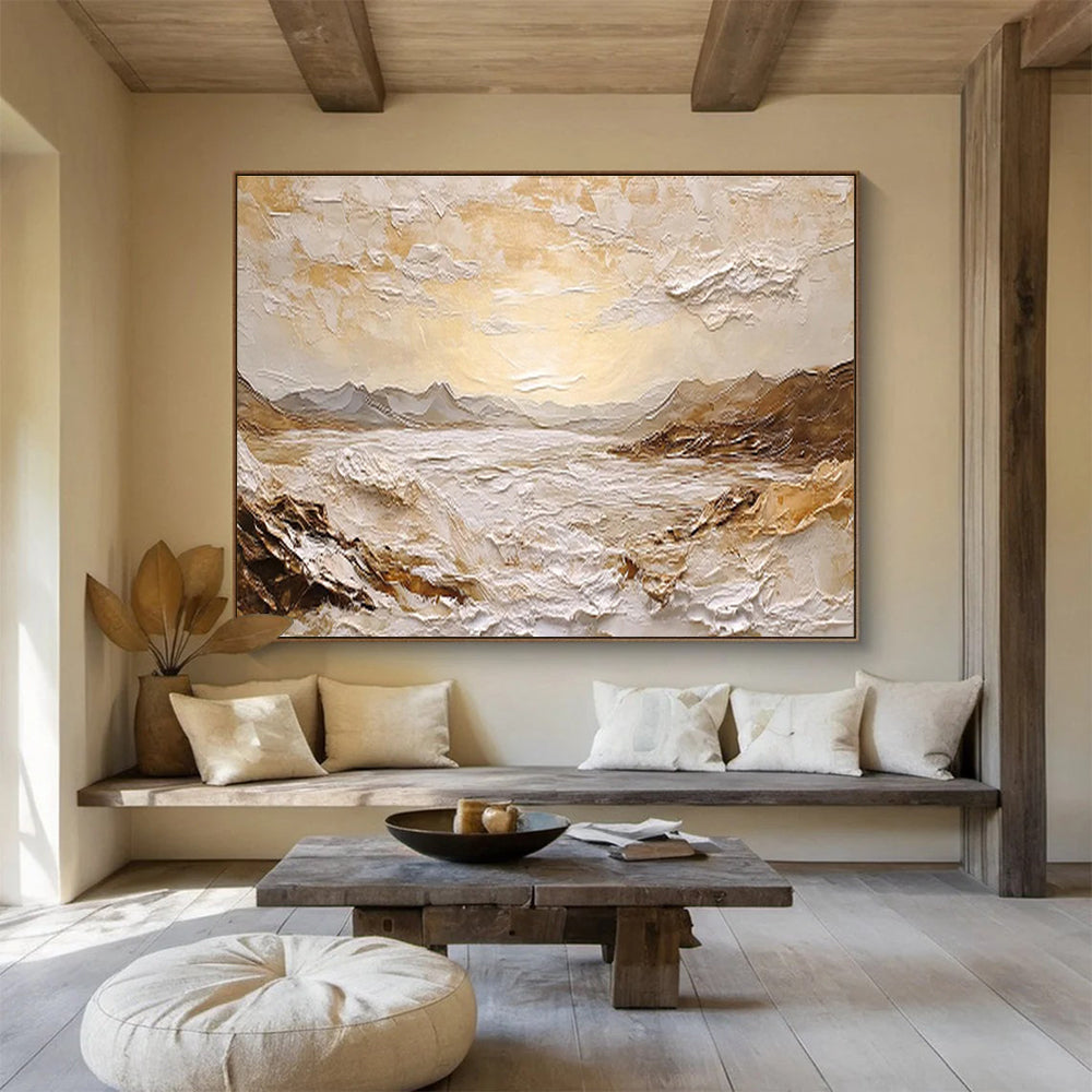 Large - Format Abstract Canvas for Dining Room & Hallway DKH458
