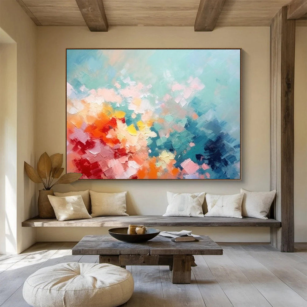 Pastel Abstract Clouds - Dreamy Bedroom Whimsy DLZ058