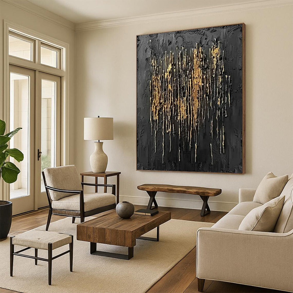 Expansive Hand-Painted Abstract Artworks for Living Room & Hotel LargeART2358