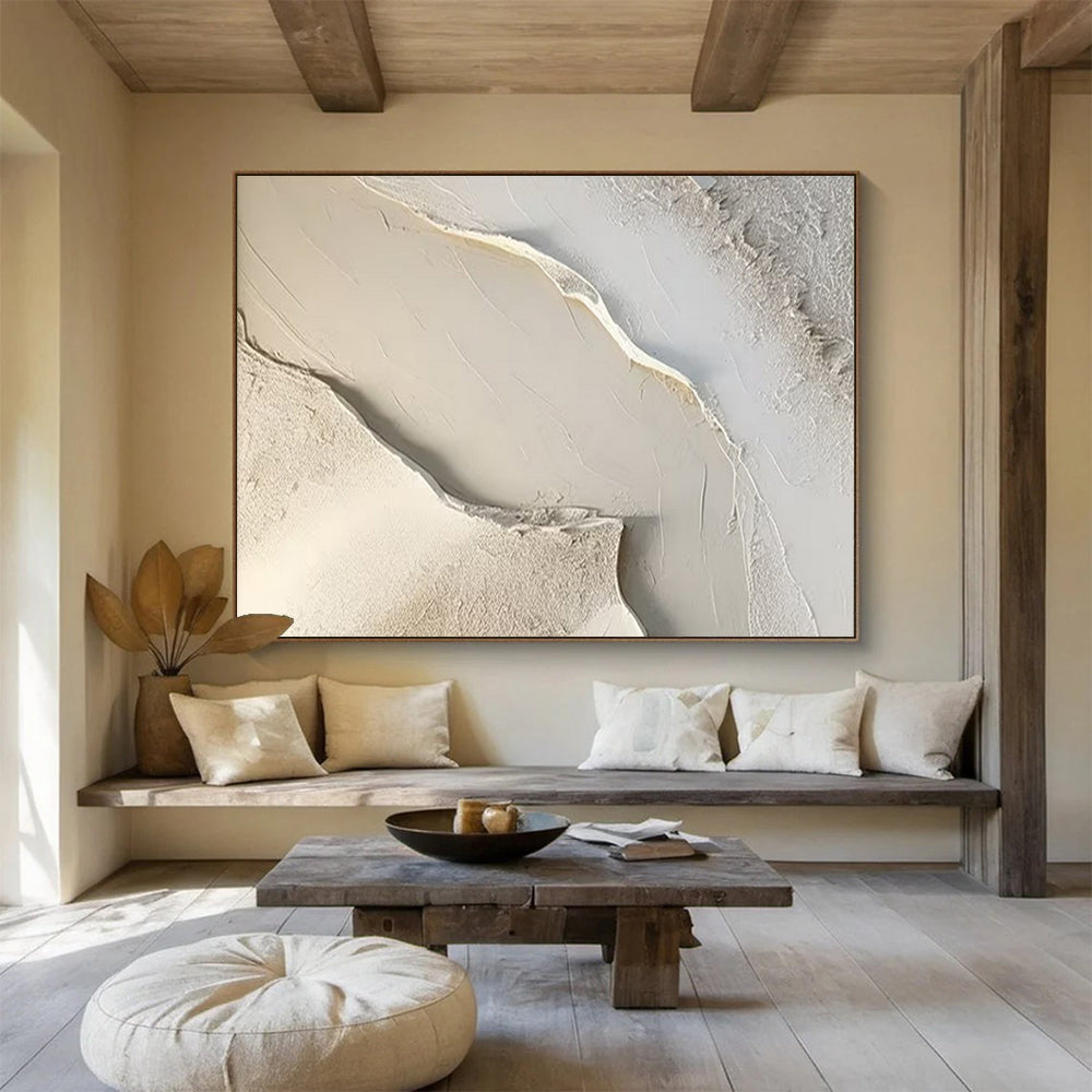 Oversized Hand-Painted Abstract Murals for Bedroom & Living Room LargeART1512