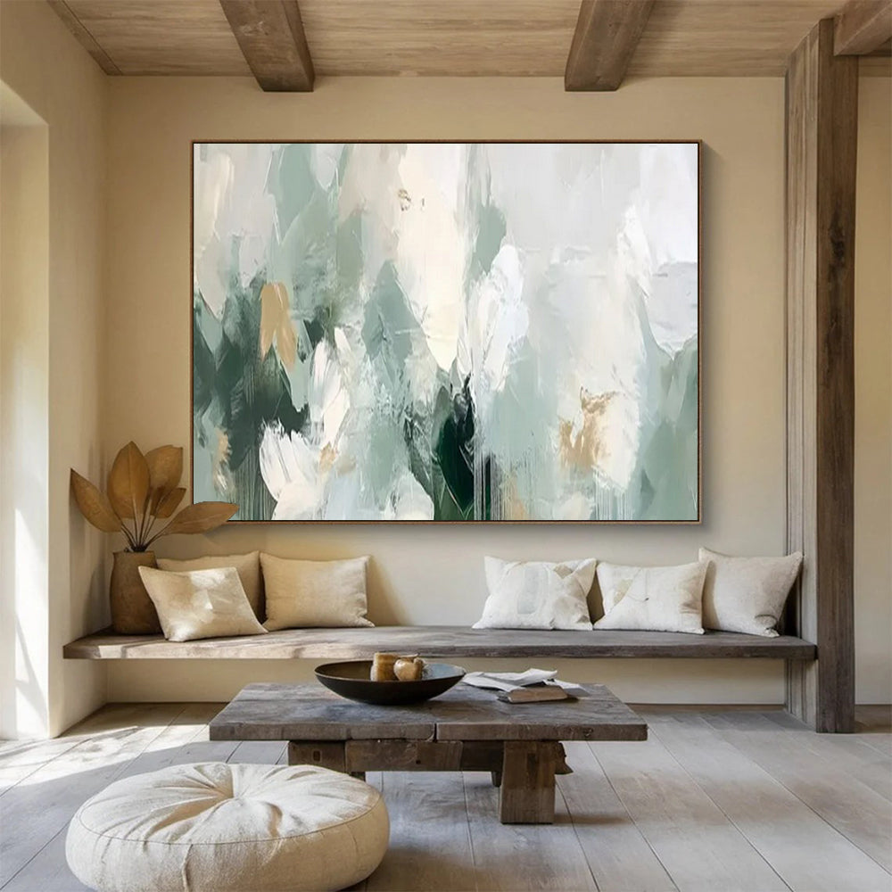 Opulent Abstract Mural for Entryway & Hotel Lobby LargeART1693