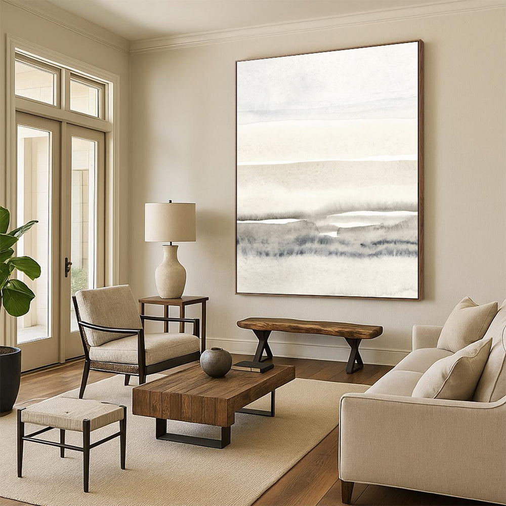 Mysterious Textured Abstract Wall Art for Bedroom & Study LargeART2055