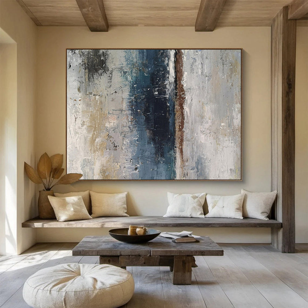 “Abstract Odyssey” Oversized Abstract Mural for Hallway & Office DKH293