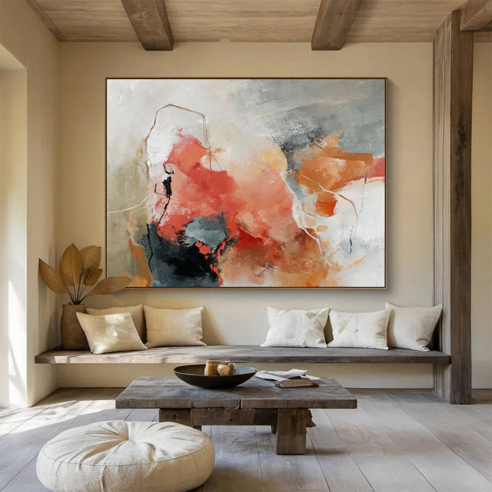 Immense Textured Abstract Wall Decor for Bar & Dining Room DKH515