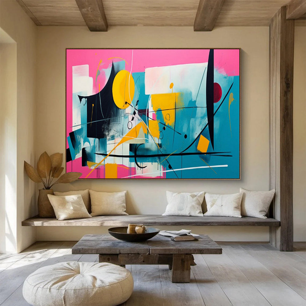 Graceful Abstract Canvas for Bedroom & Living Room LargeART1718