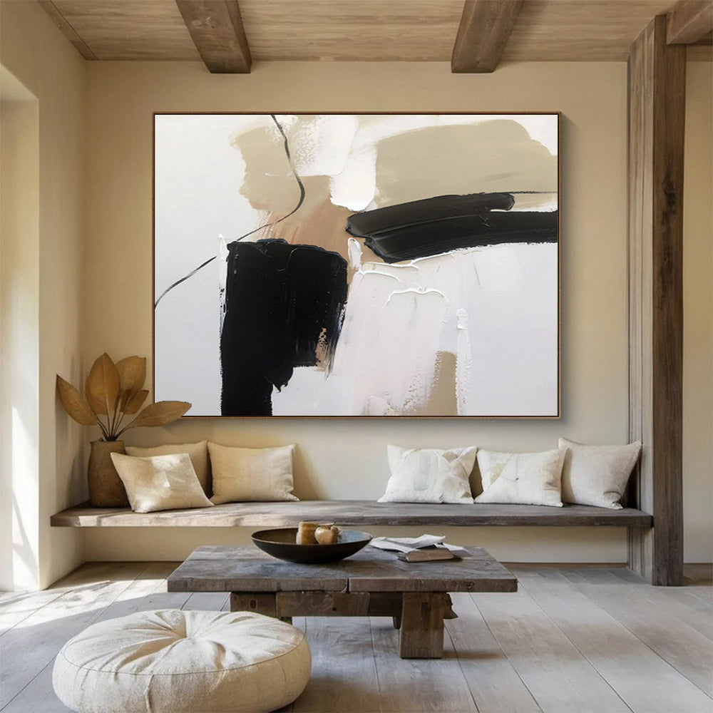 “Ethereal Drift” Immense Abstract Wall Mural for Hallway & Bar DKH313
