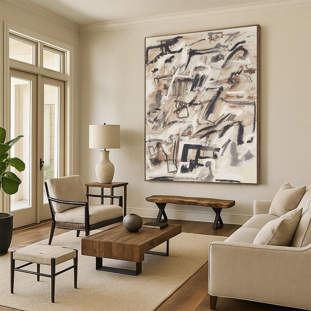 Faceted Textures: Stupendous Custom Abstract Creation for Living Room and Hotel DTP143