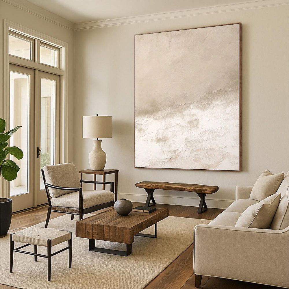 Jumbo - Sized Hand - Painted Custom Abstract Painting for Office and Bedroom DTP078