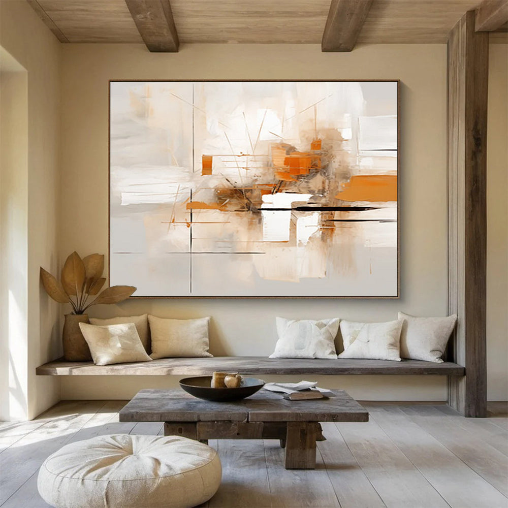 Line - Interweaving Abstract Painting - Creative Inspiration Wall for Studio DLZ097