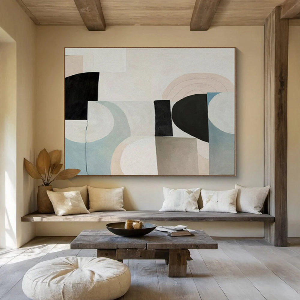 Gigantic Hand - Painted Textured Abstract Wall Painting for Bedroom & Hallway DKH583