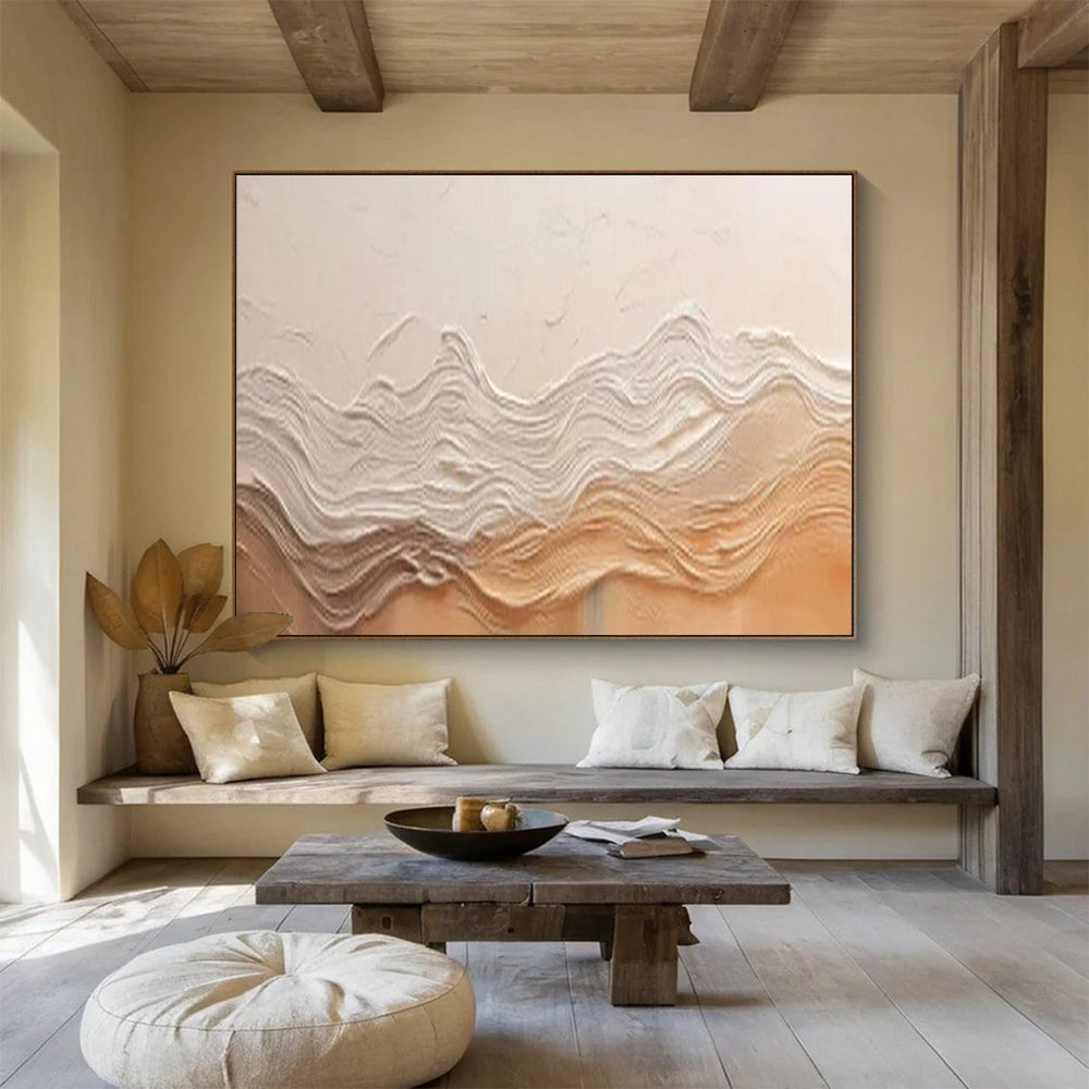 Dramatic Oversized Abstract Canvas for Living Room & Dining Room LargeART1695