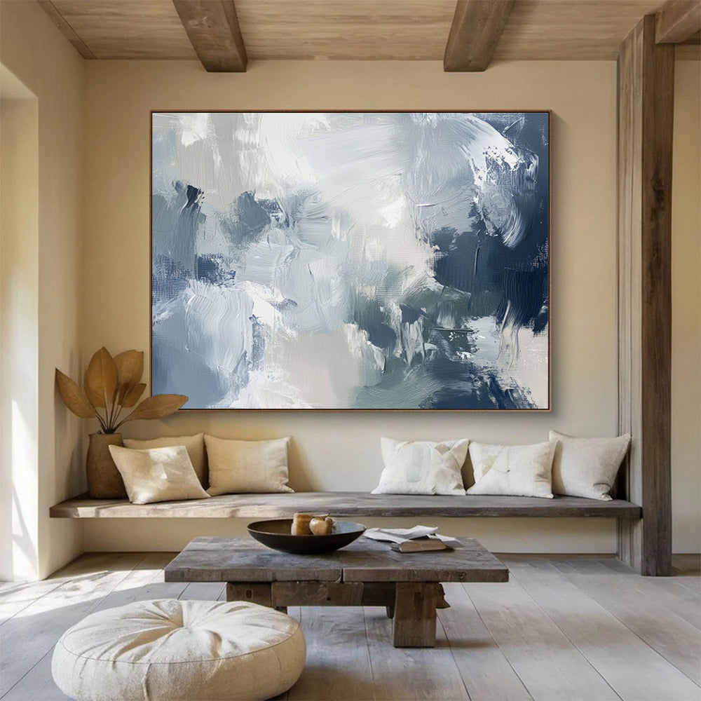“Abstract Reverie” Oversized Abstract Mural for Hallway & Office DKH237