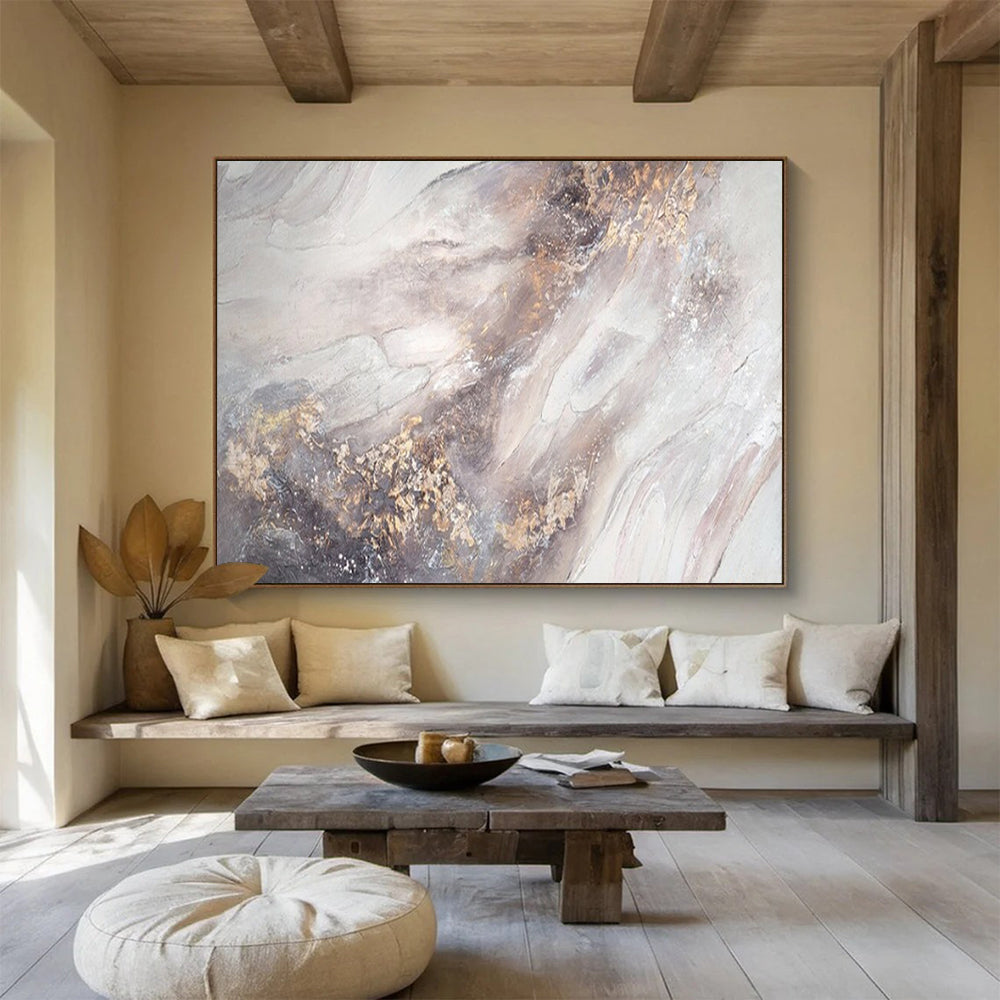 Fluid Abstract Canvas Art for Living Room & Dining Room LargeART1771