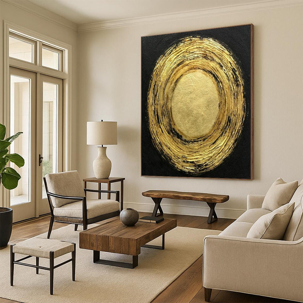 Vast-Scale Hand-Painted Abstract Wall Art for Dining Room & Hotel LargeART2330
