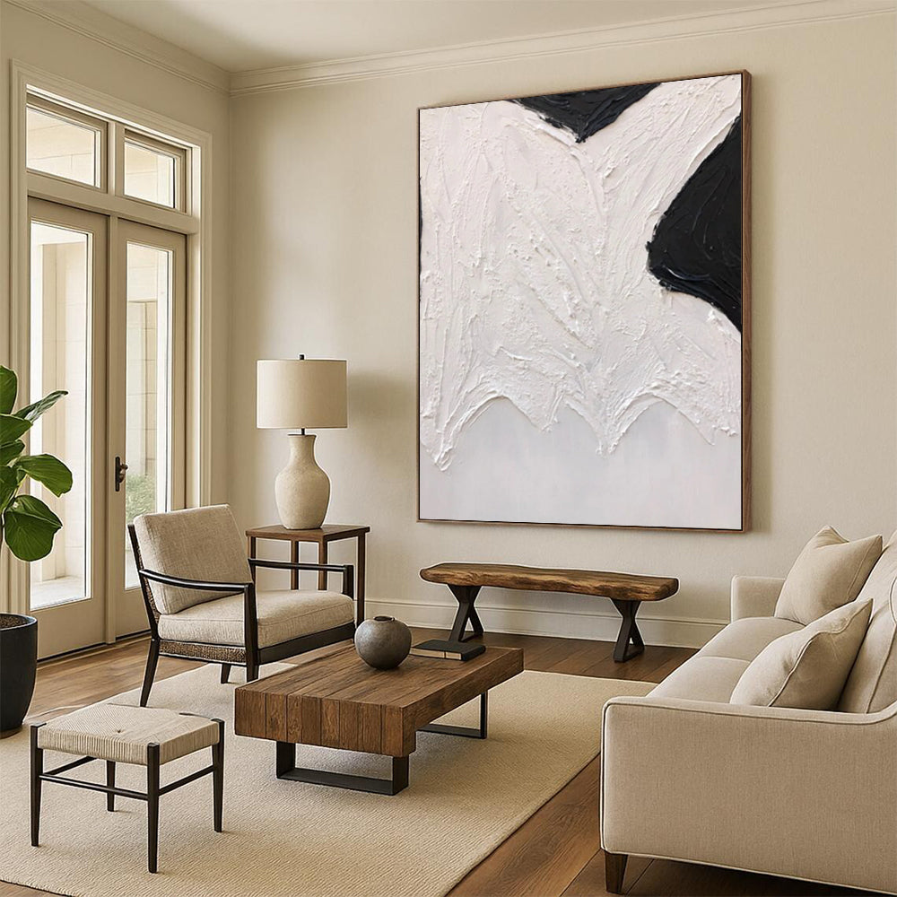 Hand-Painted Large Custom Abstract Paintings for Dining Room & Bar DTP405