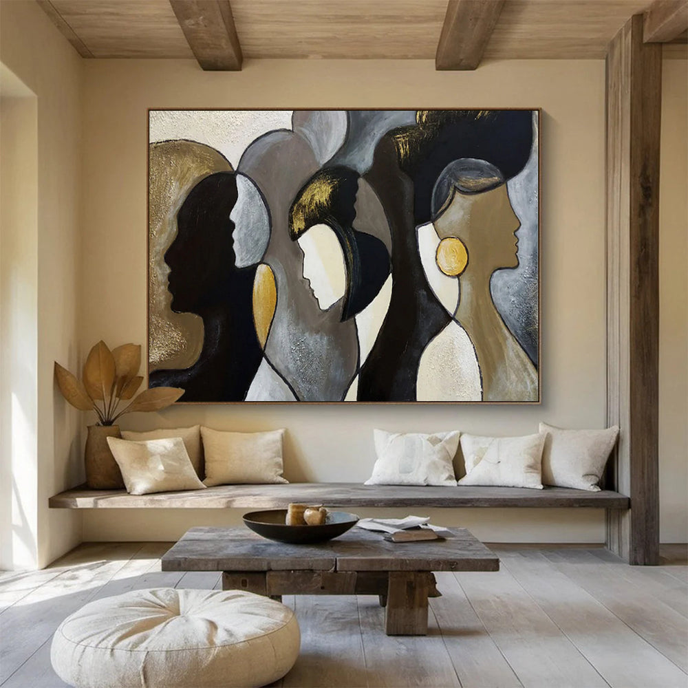 Massive Abstract Wall Decor for Hallway & Bar LargeART1688
