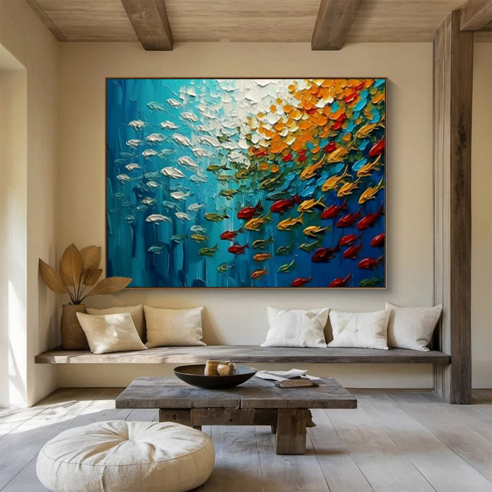 Extraordinary Abstract Painting for Entryway & Hotel LargeART1689
