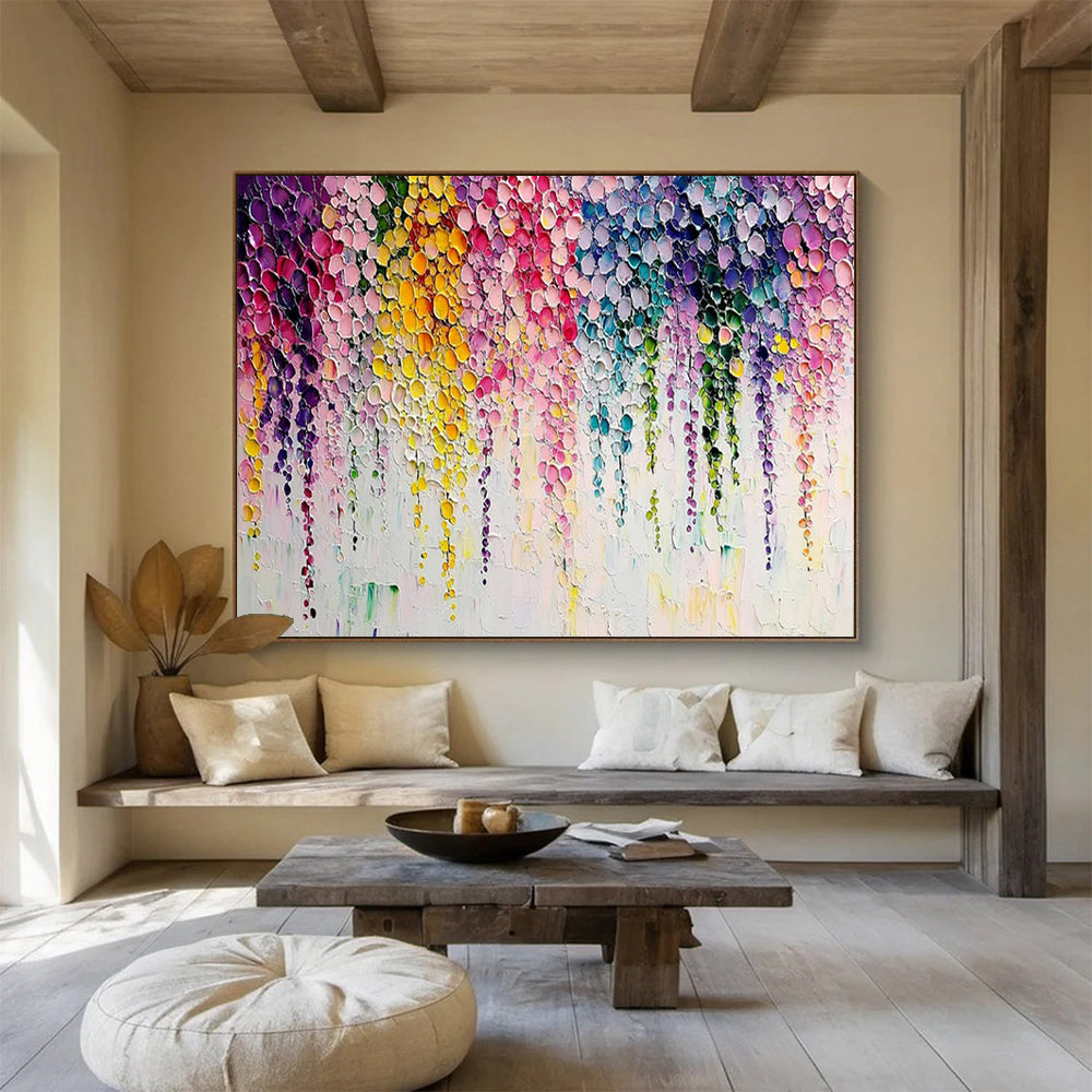 Explosive Vast Abstract Painting for Hallway & Bar LargeART1768