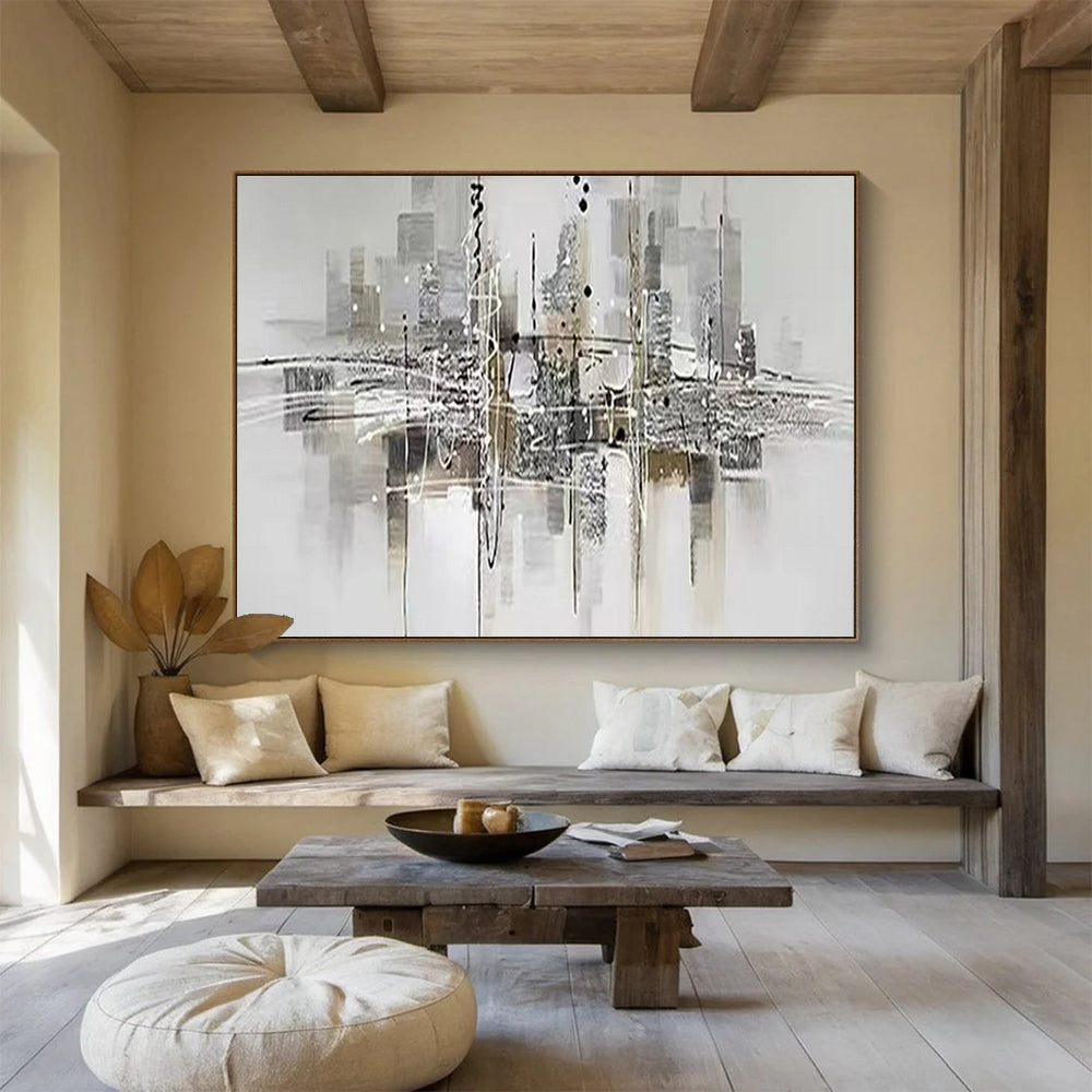 Large - Scale Abstract Painting for Office & Hallway LargeART1551