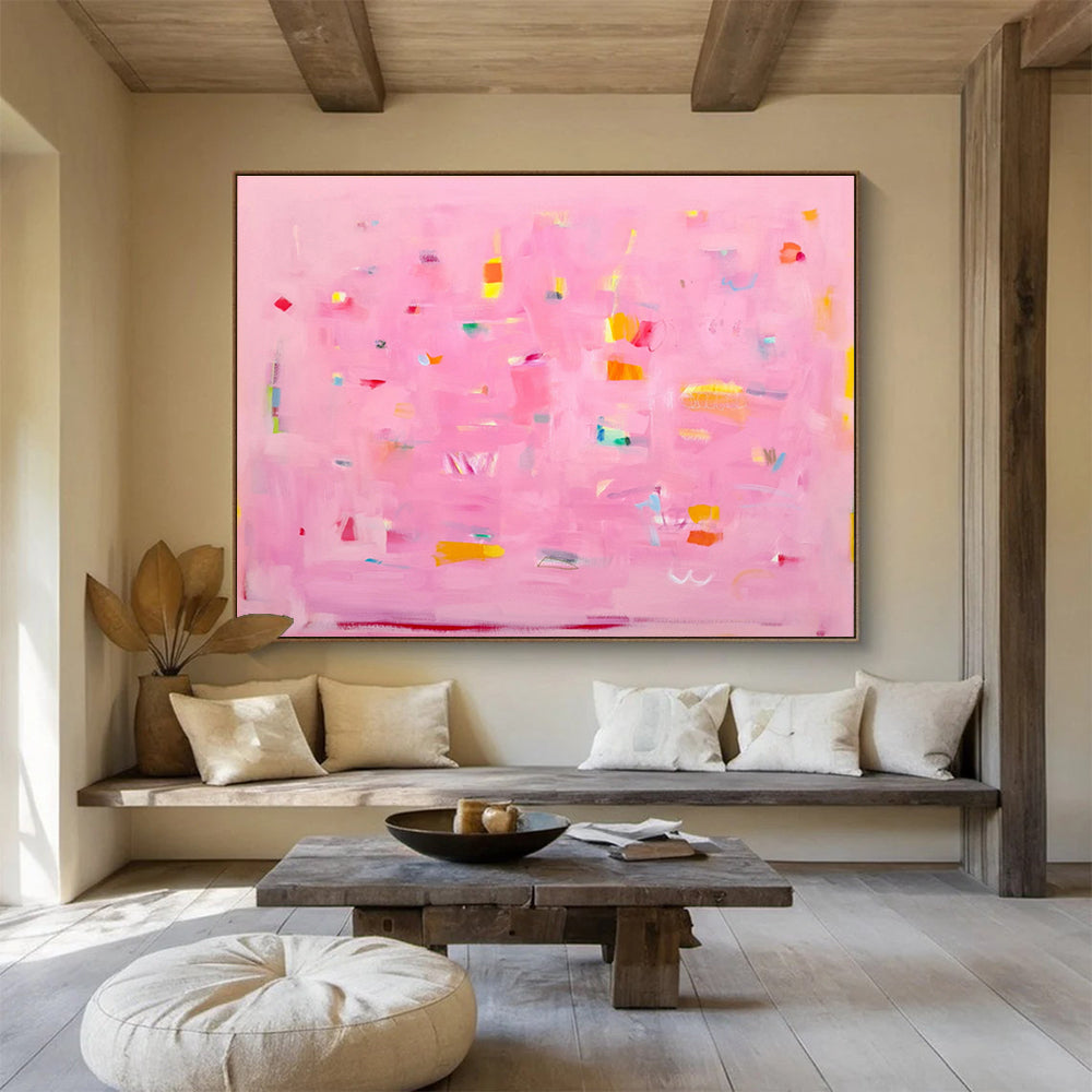 Personalized Large Abstract Mural for Science Museum DKH051